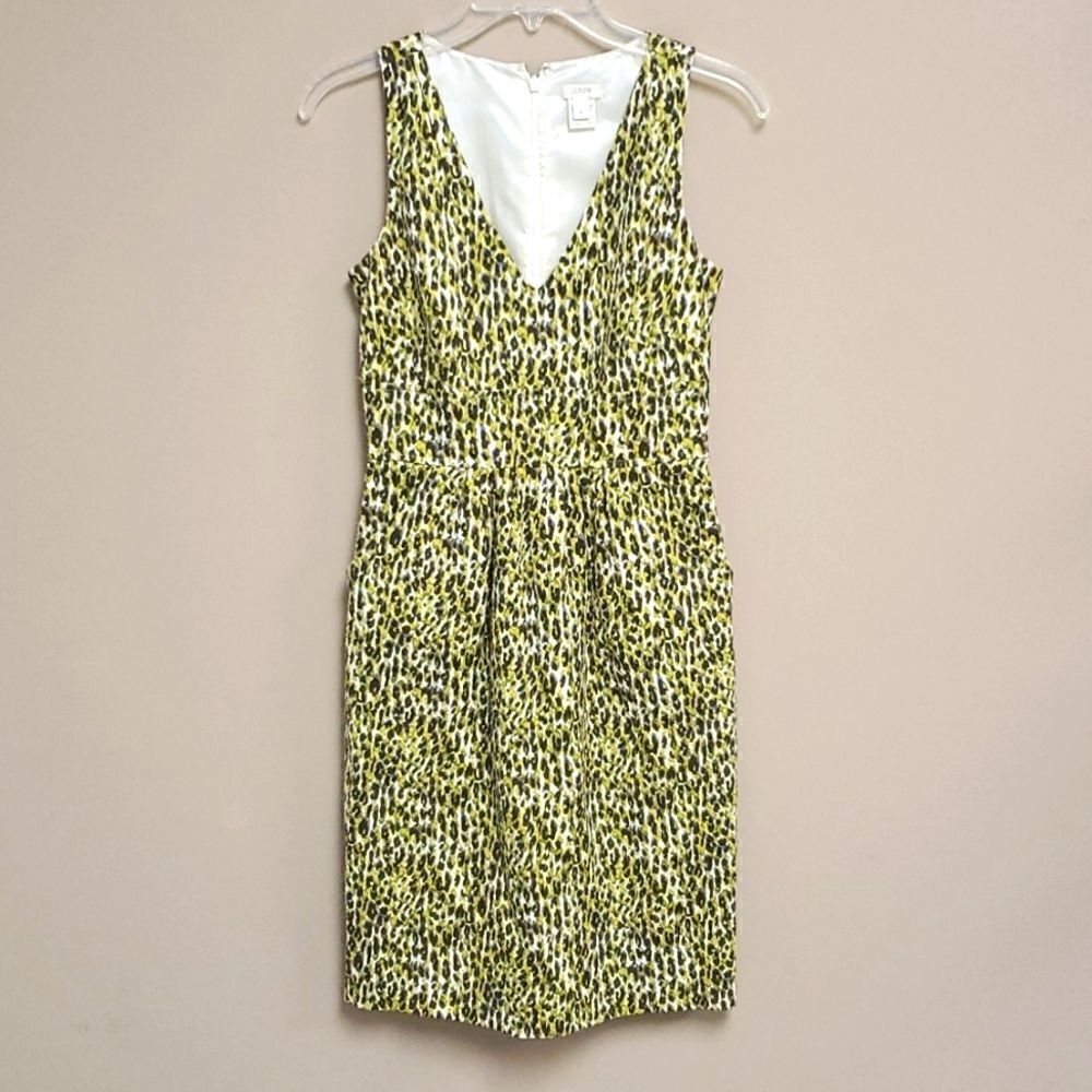 ‎J. CREW Printed Sleeveless Dress - Size 0